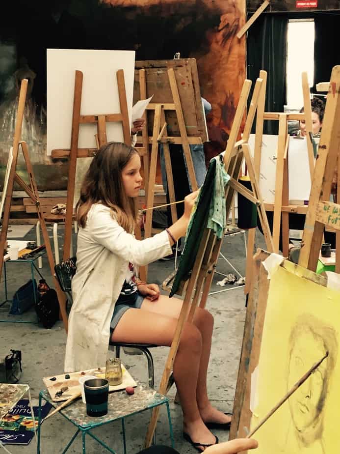 cours de peinture débutant