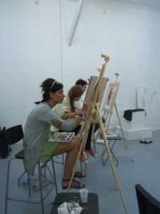 cours de peinture atelier