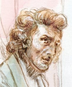 dessin et couleur delacroix miniature