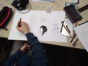 cours de bande dessinée