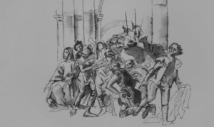 dessin-louvre-Paris