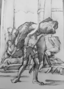 dessin-louvre-Paris