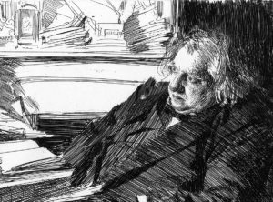 dessiner à la hachure Anders Zorn