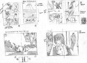 Analyse de double pages de manga par Olivier Figueroa