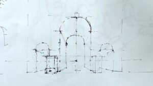 arc de triomphe cours de perspective Michel Perot