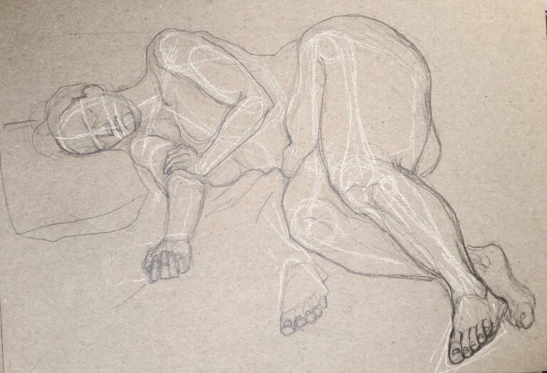 dessin d'après modèle vivant