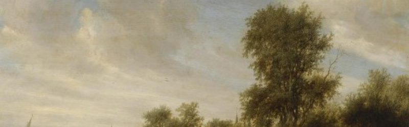 Ruysdael,_Paysage_fluvial stages de dessin et peinture