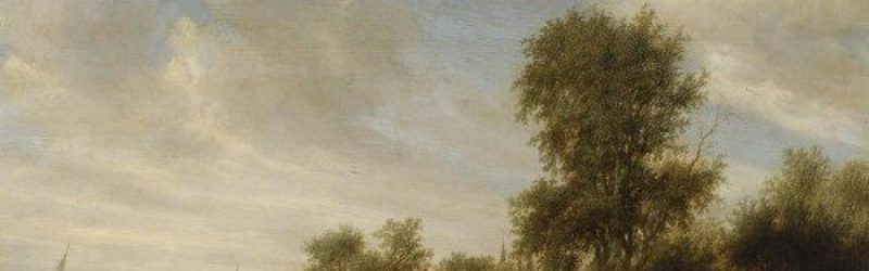 Ruysdael,_Paysage_fluvial stages de dessin et peinture