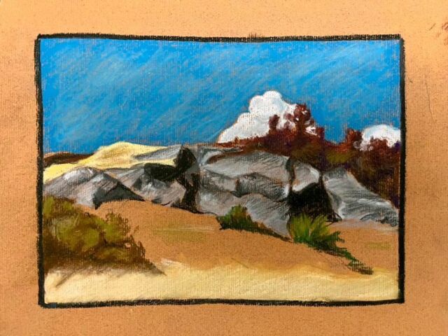 Cours de dessin au musée d'Orsay avec @baronrenard - quelques paysages - crayons de couleurs sur papiers teintés 
.
 #coursdedessin #ecolededessin #academiededessin #atelierdedessin #dessinacademique #academicdrawing #museeorsay #dessinportrait @baronrenard